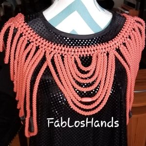 African Royalty Shoulder Dress Bead